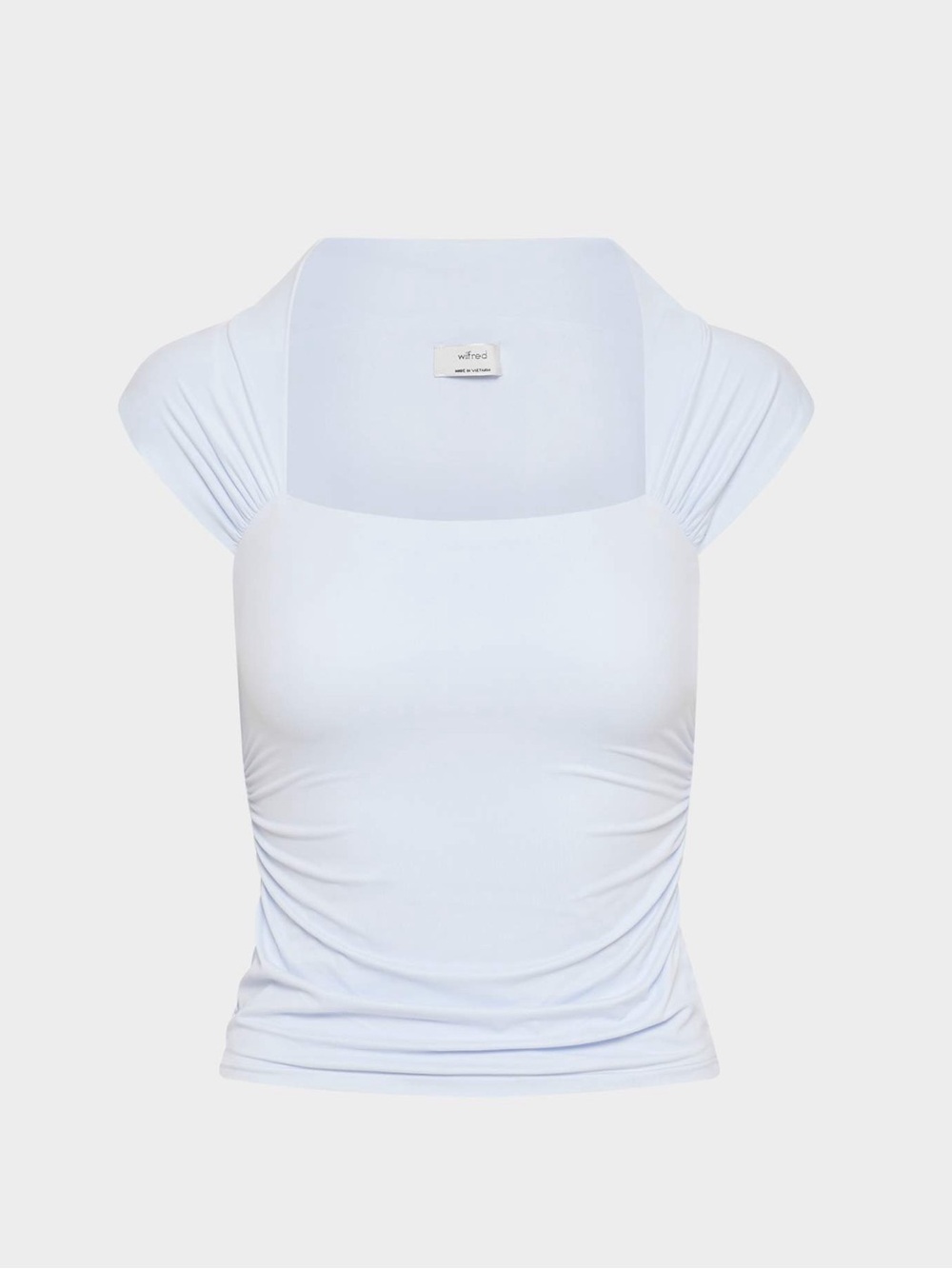 Aritzia Wilfred (Re)touch Blessy Top Pale Blue / Size M